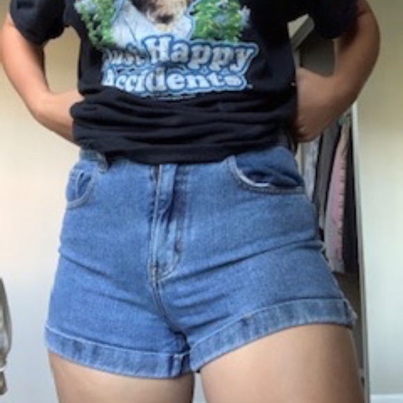 Denim Mom Shorts - Picture 1 of 2